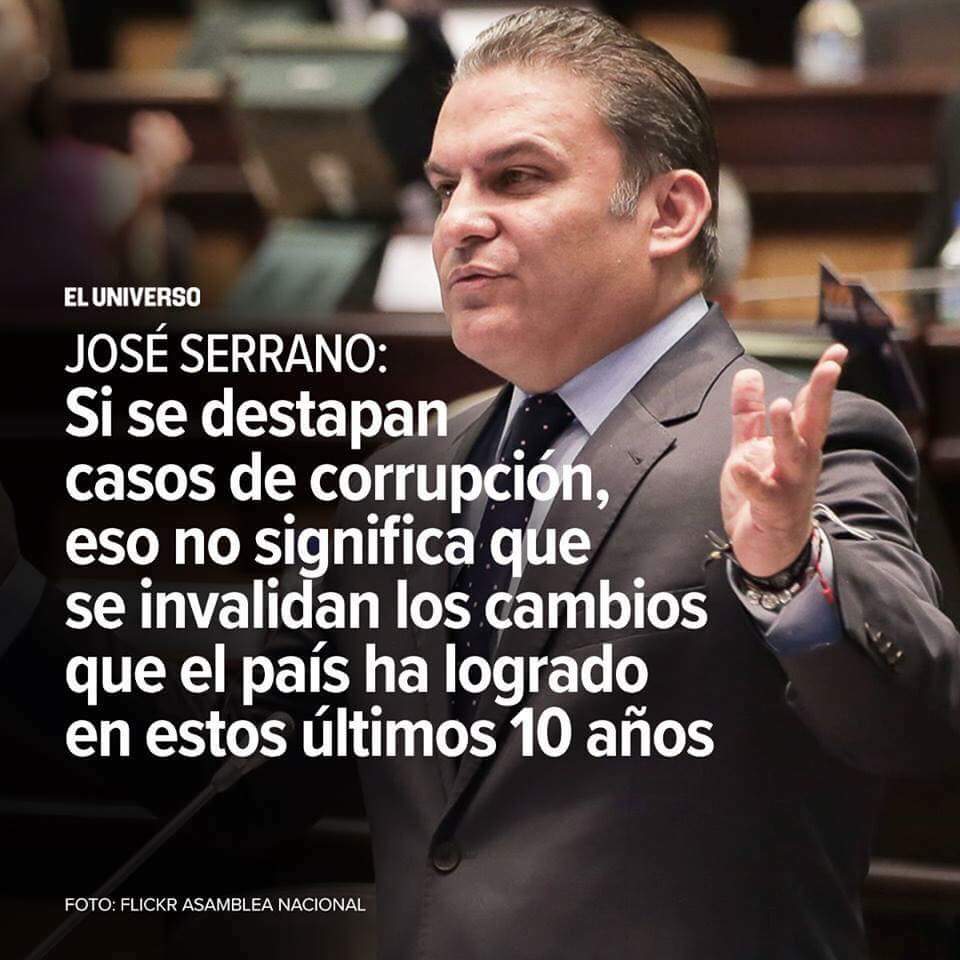 dayumaEc's tweet photo. Típico: "no importa que robe pero que haga".
Serrano alcahuete! https://t.co/bEpl0XIaqR