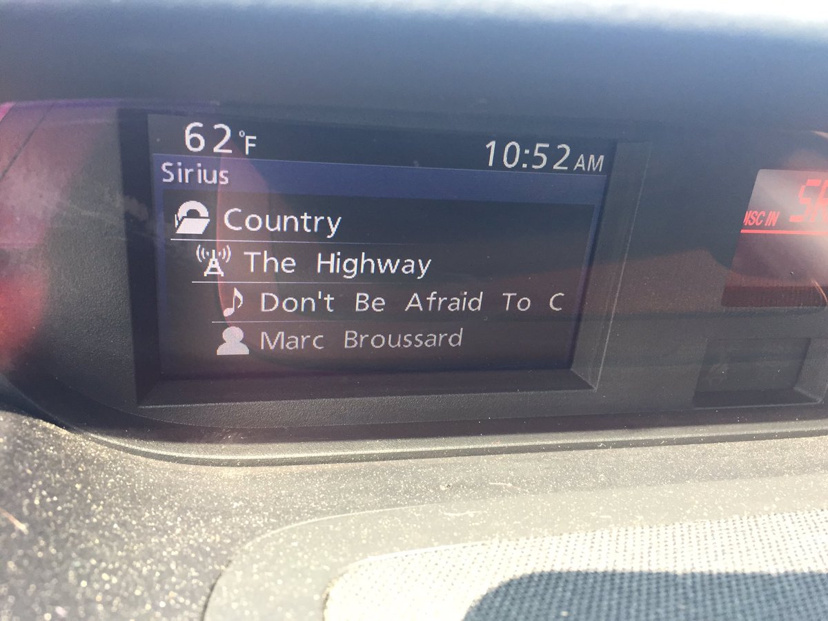sdrich11's tweet photo. Just heard @MarcBroussard on the radio for the first time!! @SXMTheHighway Good call!!  @MeganBaldwin_ @Dircha10 https://t.co/Qluh3Xdc5u