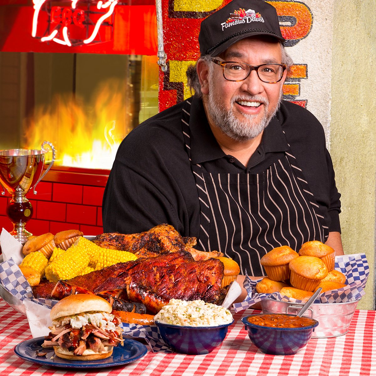 The legend behind the Bar-B-Que. "Famous Dave" Anderson #BarBQueHallofFame