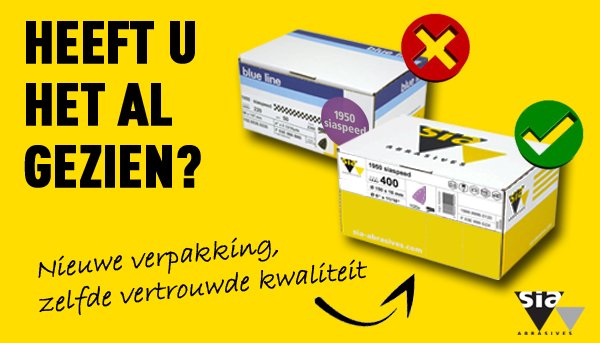 SIA BLUELINE VERDWIJNT...Wie altijd gedachteloos het blauwe doosje met schuurmaterialen uit... Lees verder>skybird.nu/ba7gTQ
