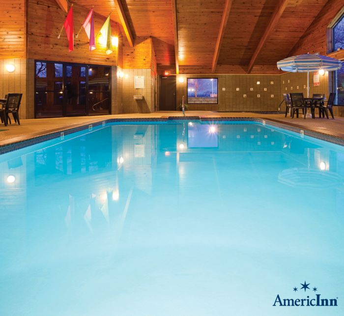 Summer heat and a crystal clear pool. AmericInn and comfort. Some things just go together.