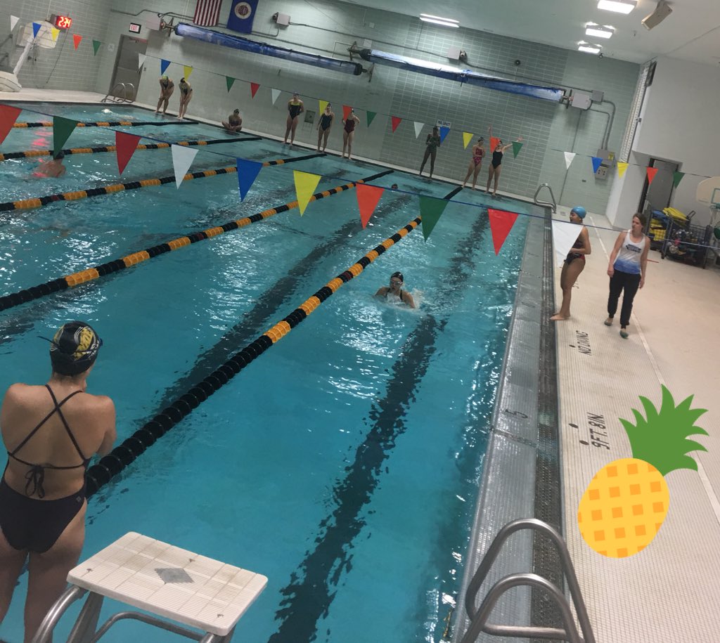 blazegirlsswim's tweet photo. Pineapple 🍍 pentathlon!! Go Blaze!! #BestDayEver https://t.co/mglFerozUe
