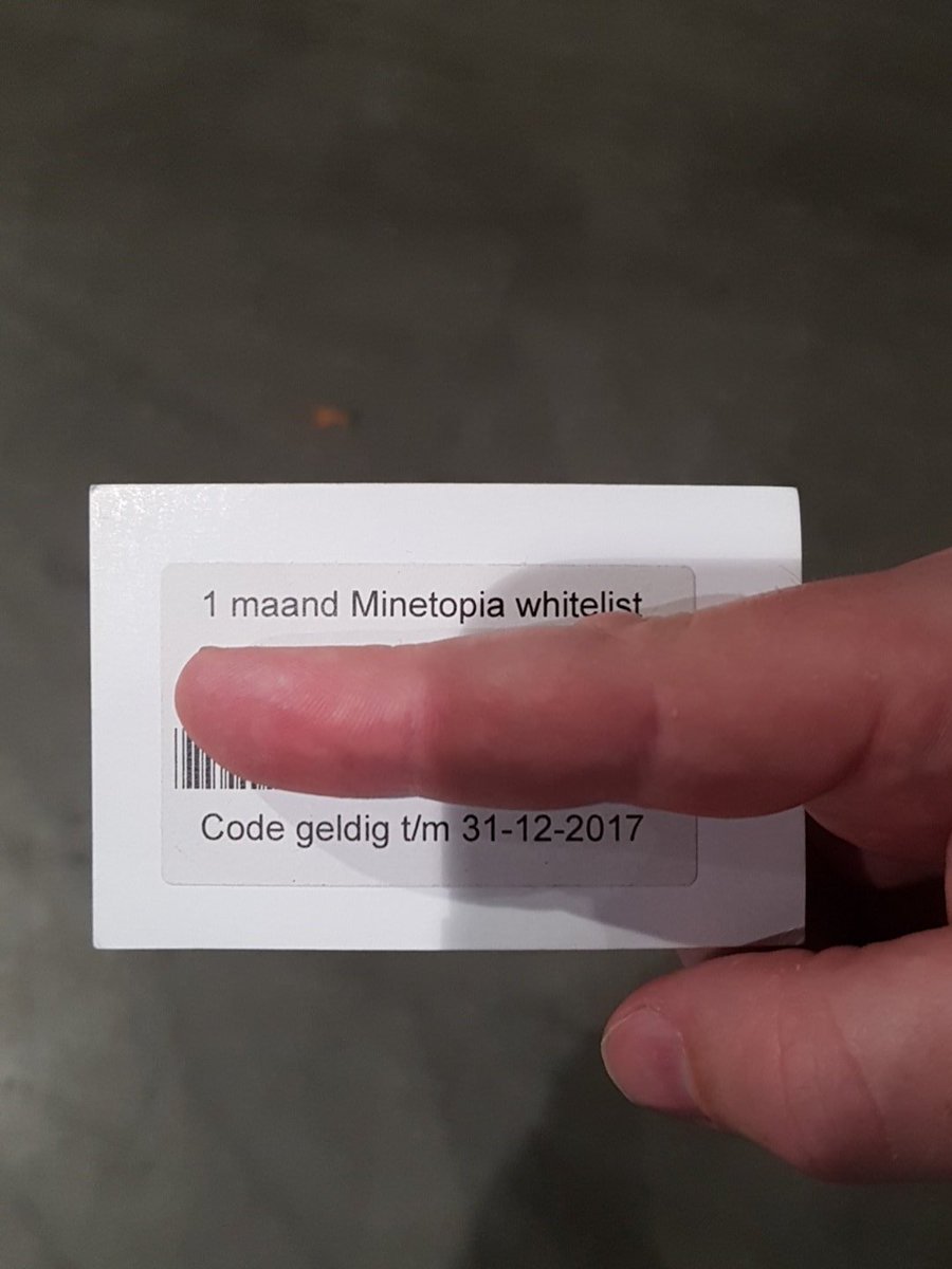 Vakonov's tweet image. RT = Ik wil deze maand gratis MineTopia Whitelist!