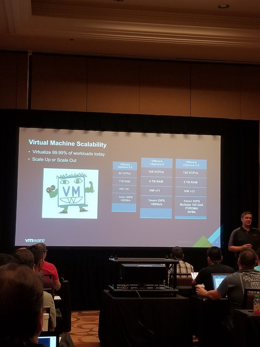 VMwarevSphere's tweet image. Lots of Melvin pics in this presentation! ❤ #perfbootcamp #vmworld