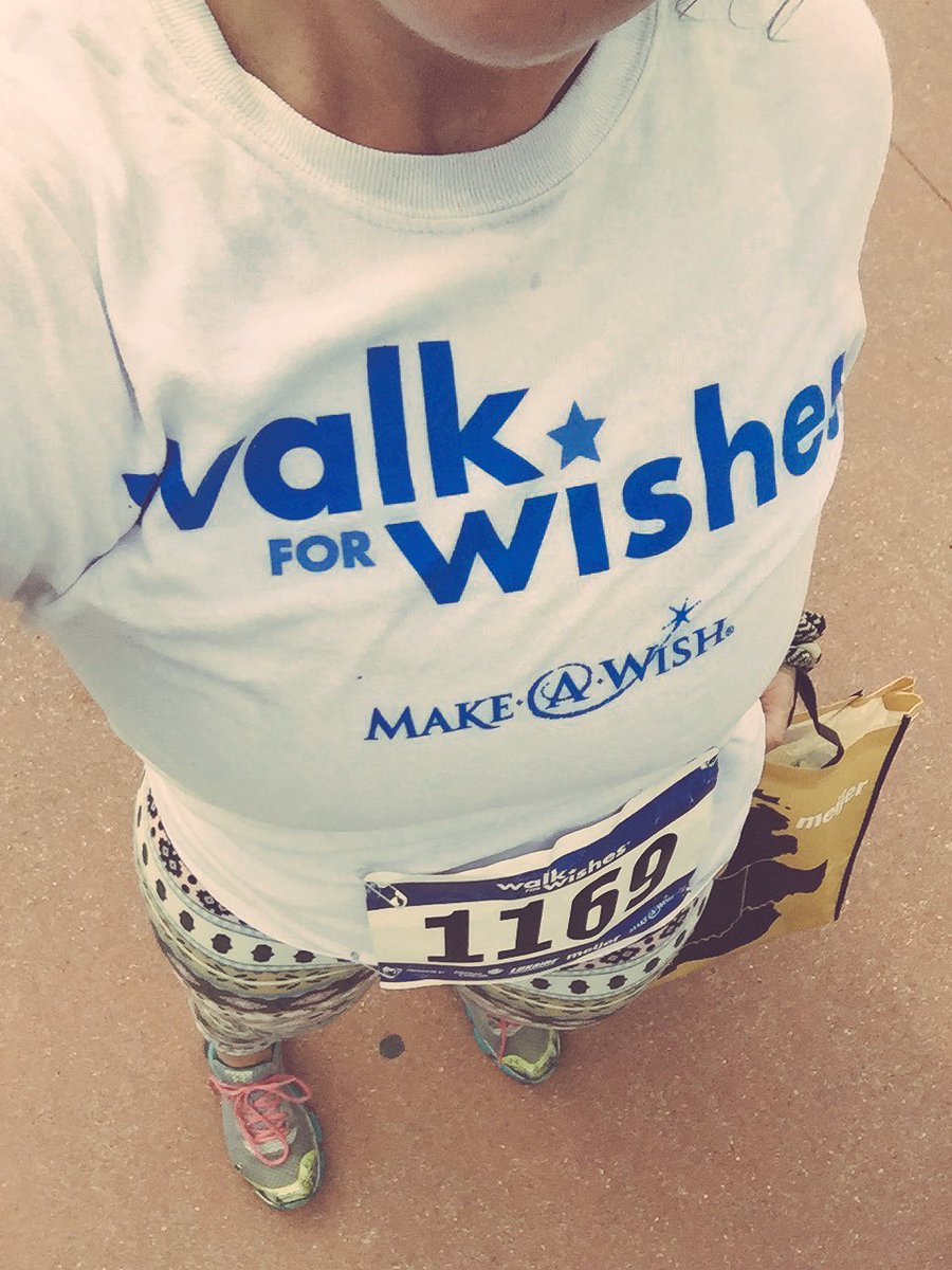 #walkforwishes 5k run #mke