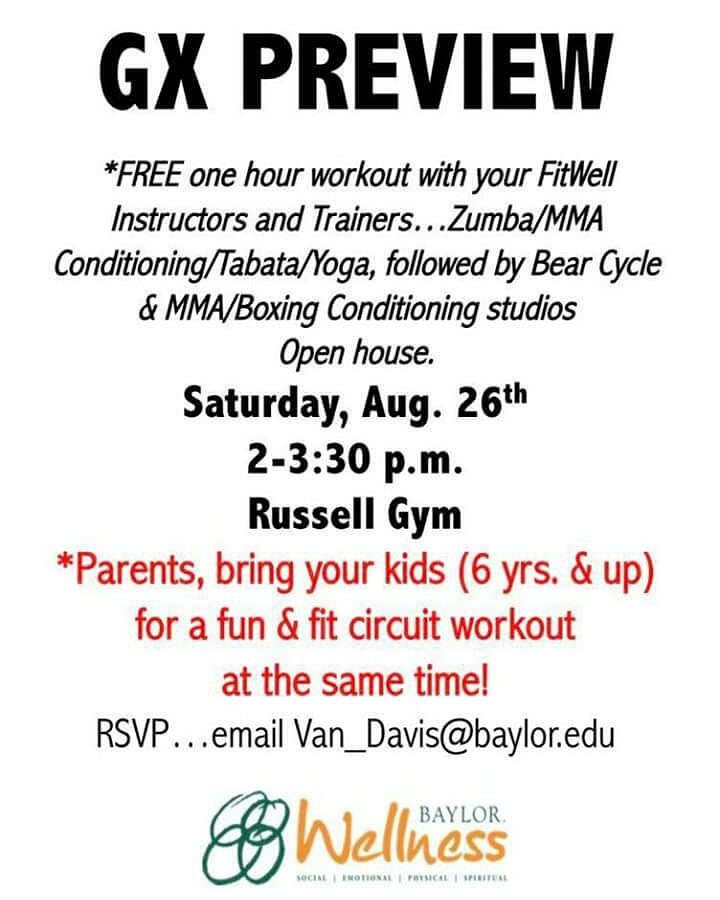 Baylor FitWell tweet media
