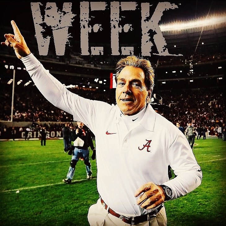 TideforTroops's tweet photo. 1 week... #RollTide https://t.co/Nf9DZRWhE5