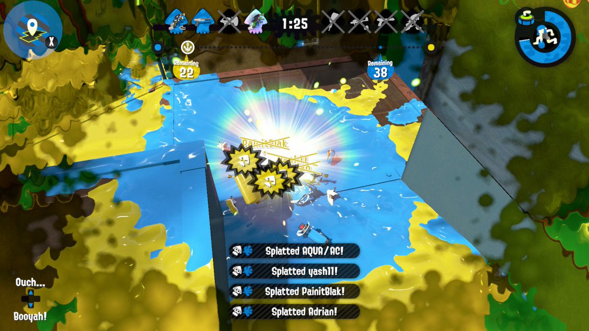 ZabuTheSergal's tweet image. They had a pack mentality that I didn't agree with. #Splatoon2 #NintendoSwitch #TeamKill