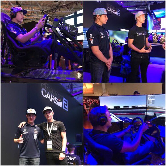 olieriksson's tweet photo. So proud to be a part of This crew @projectcarsgame being awarded best sim game at @gamescom !! #builtbydrivers #projectcars2 #havetohaveit! https://t.co/w0dwfGtzUu