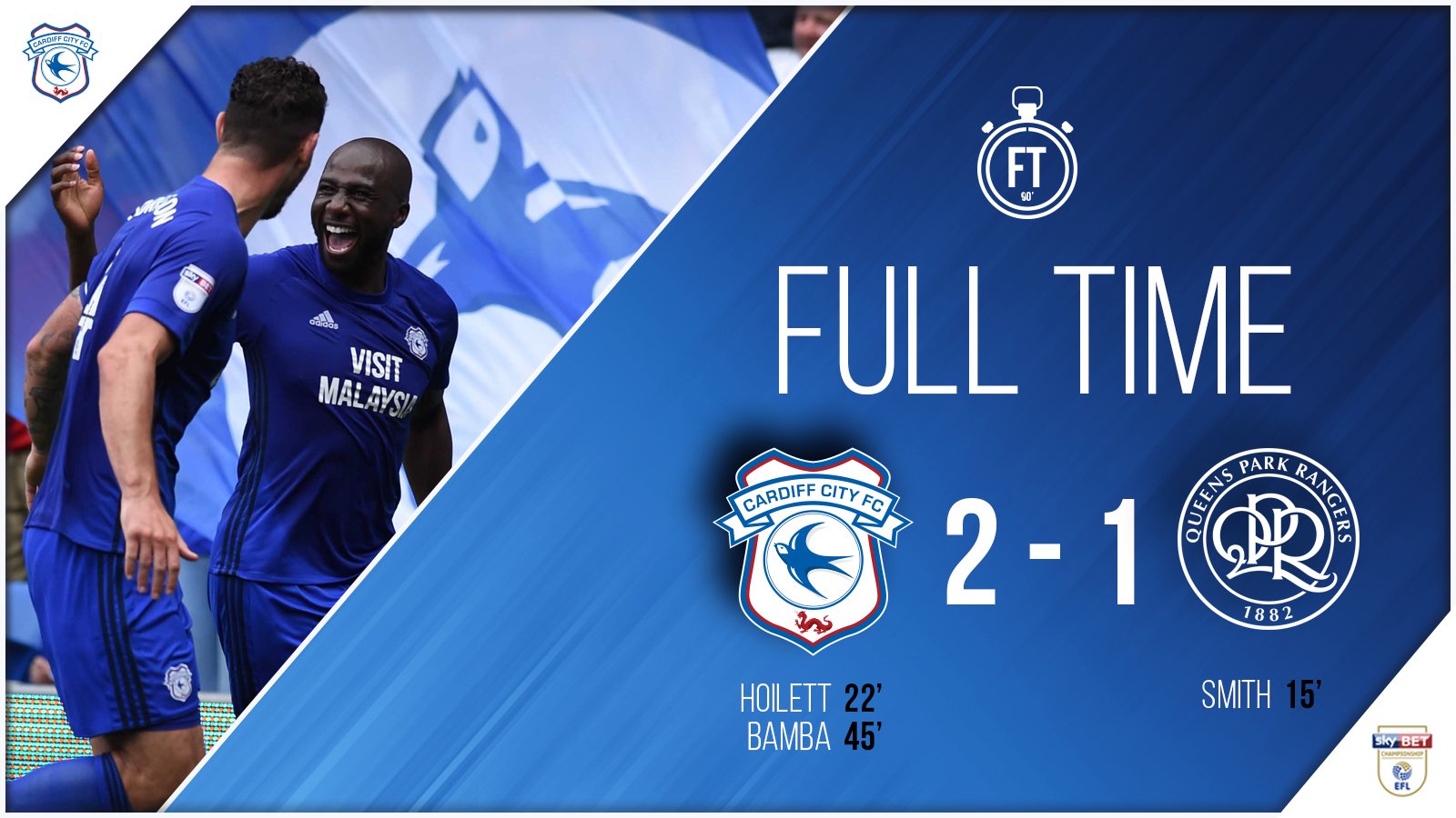 Cardiff City FC on X: Back-to-back wins in the capital! 💙 #CityAsOne   / X