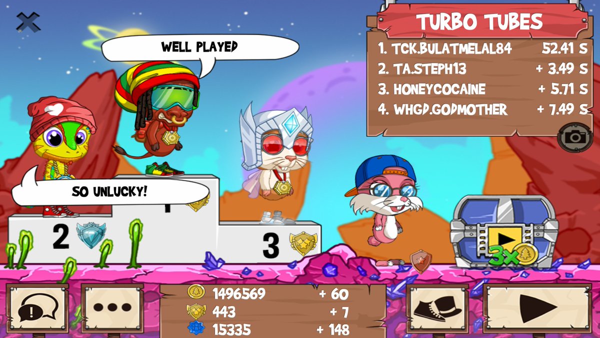 bulat_zuhri's tweet photo. Get on my level, son! #funrun2 #Steph13 #Honeycocaine #godmother https://t.co/J411aQZoA0