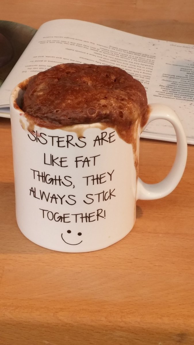 MelanieMse's tweet photo. Hey Suzy. Loved the dump cake 😀 and the mug!!! #fabbakes #baking #foodie @SuzyPelta @foodiesfestival #funbakes #cake #yummy https://t.co/FBHhZ4IRbT