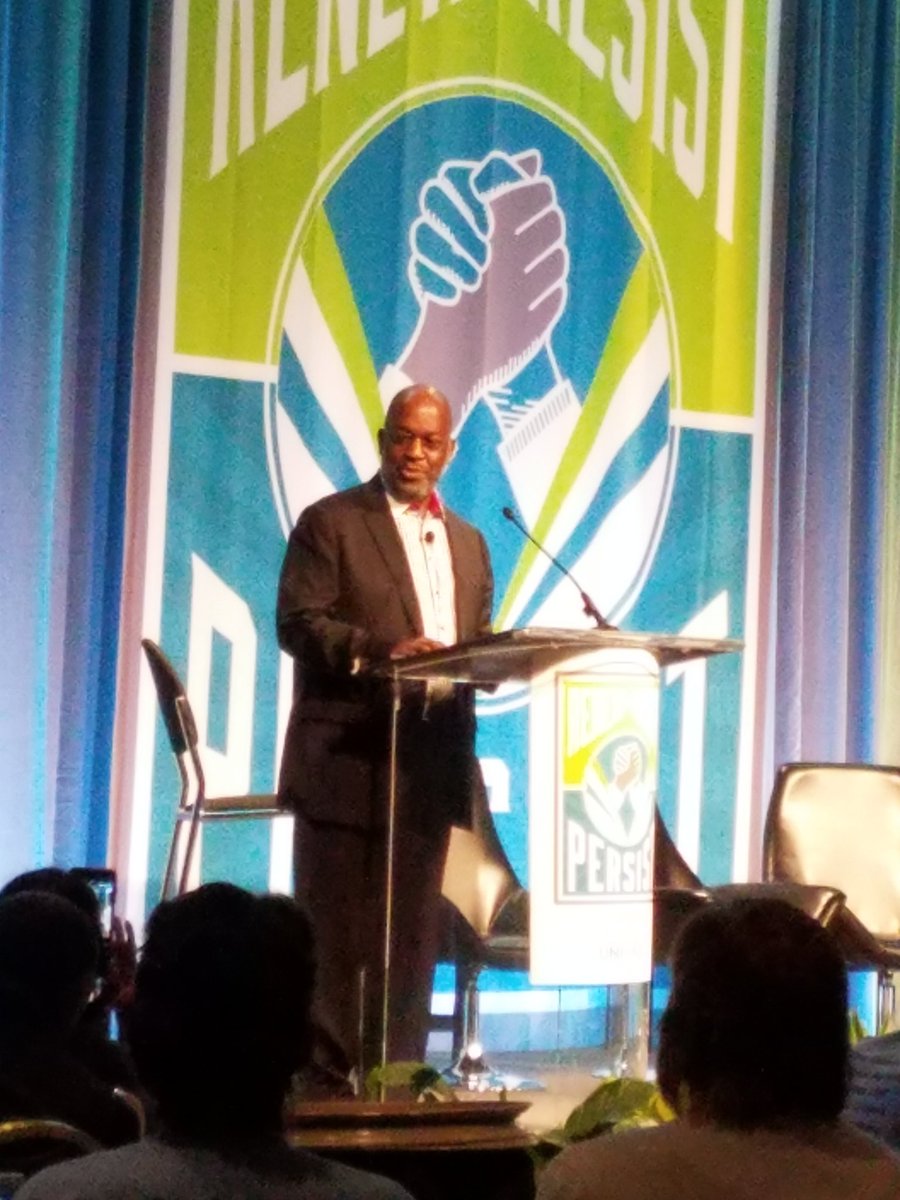 heatherscal's tweet photo. #RespectPartnership @BernardJTyson Speaking at CKPU Delegates Conference https://t.co/Dz4XyFROQa