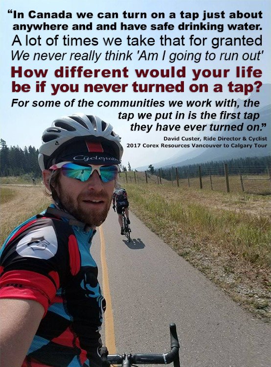 wheels4wells's tweet photo. Support David Custer​ &amp; our water project at https://t.co/6aQ7U83Vnz
 #ridewithreason #wheelsforwells #FireAndWaterTour2017  @worldvisioncan https://t.co/bcvfFSgBR7