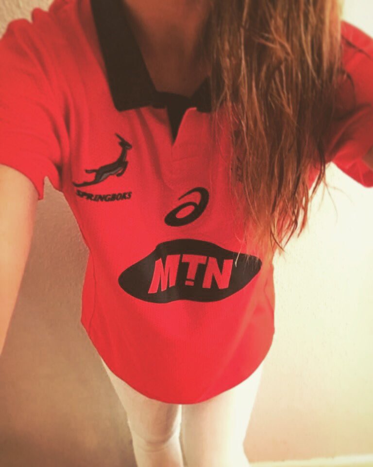 Just received this fan shot 📸 Are you ready for the <a href="/Springboks/">Springboks</a> in red tonight? 🔴🇿🇦  Tweet us your photos from Texas using #BoksInTexas