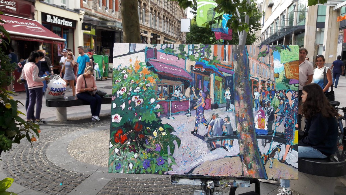 MillaneArtsweek's tweet photo. The final painting by Chris James https://t.co/GgCCyIj8j3
