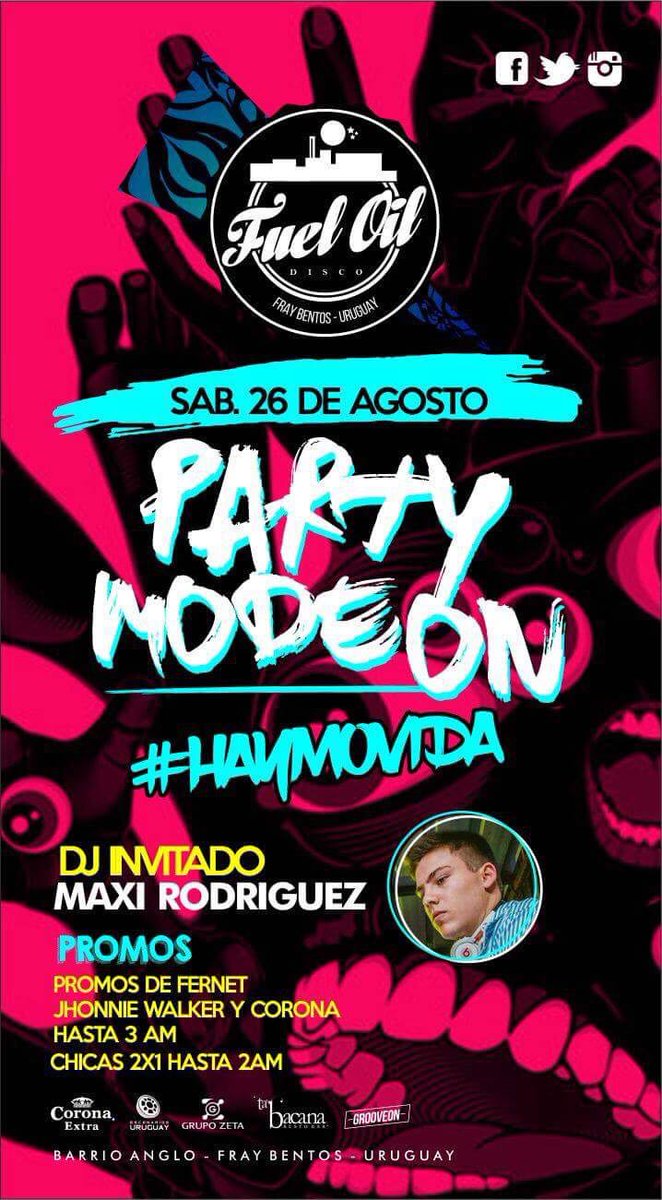mayrabarrett14's tweet photo. Un finde largo que aun no termina! 👊 #PARTYMODOON 🎉 Hoy volvemos al lugar de las grandes fiestas! EXPLOTA 😜🔥 @fueloil_disco https://t.co/UwijO2YKct
