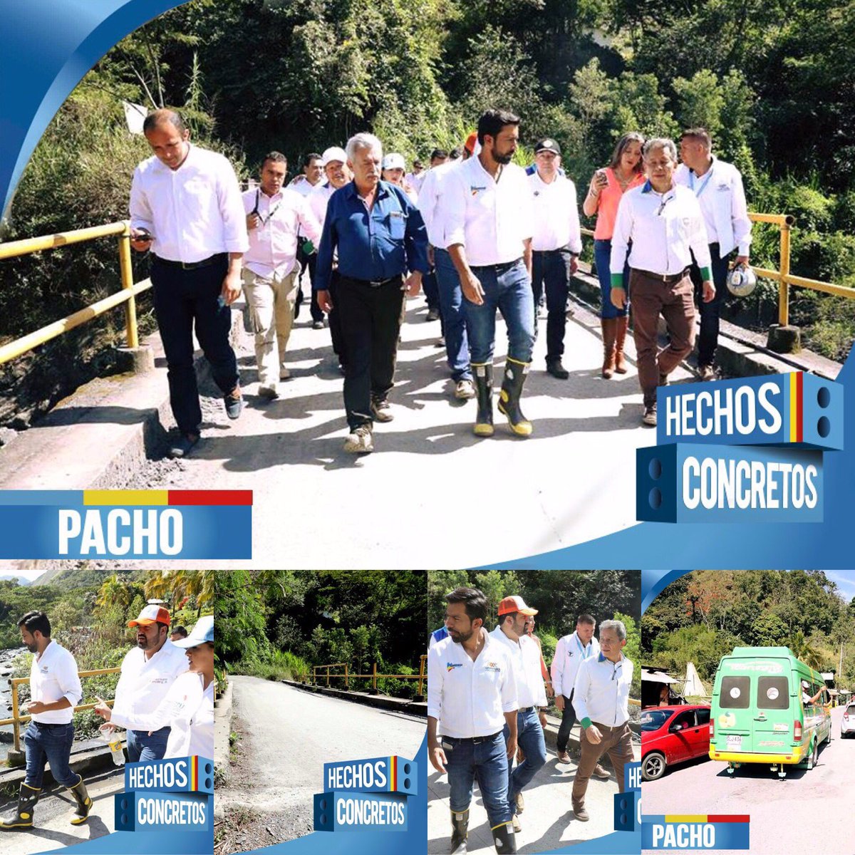 JorgeEmilioRey's tweet photo. Ahora estamos en el puente vehicular que conduce hacia el corregimiento de #Pasuncha @alcaldiapacho @CundinamarcaGob https://t.co/YjQO2jGDzr