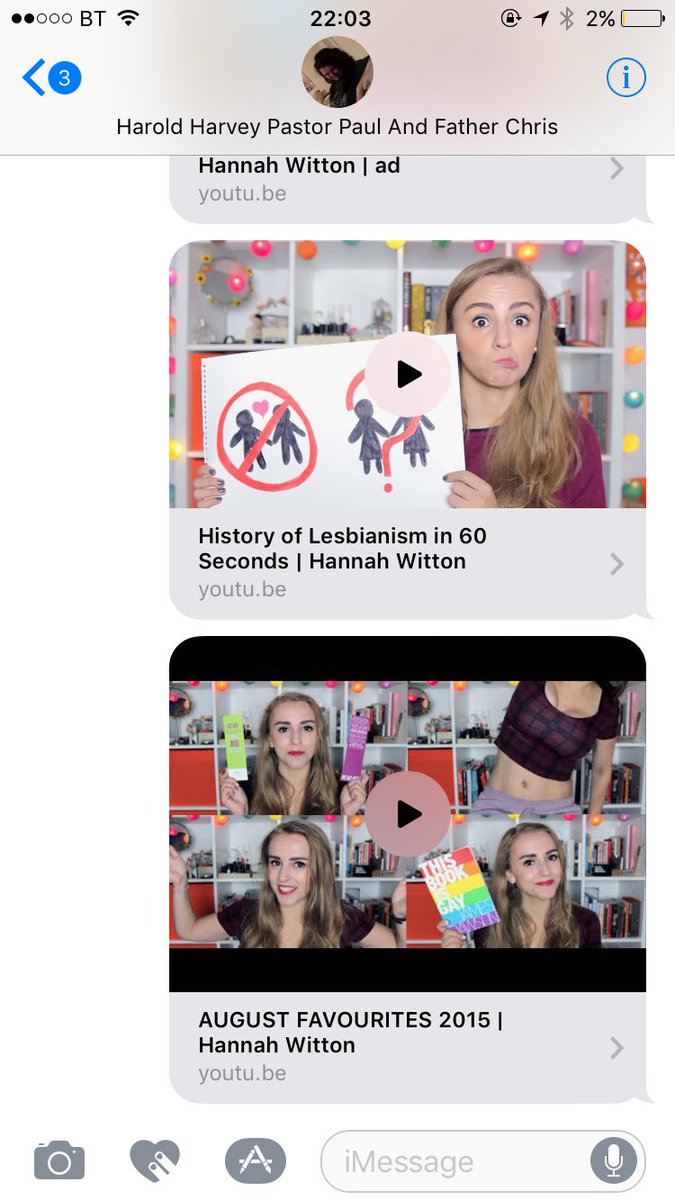emgwortho's tweet photo. When you're trying to get your mate to watch the same youtubers as you do @hannahwitton https://t.co/ZueehuBd7L