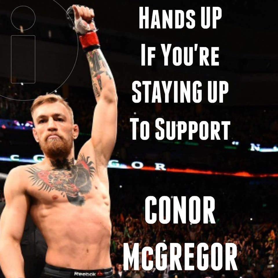 OfficialJFeeley's tweet photo. Damn right I'm staying up all night to support the main man!! 🇮🇪🍀 #Notoriois #McGregor @TheNotoriousMMA https://t.co/poN3jj2SLF