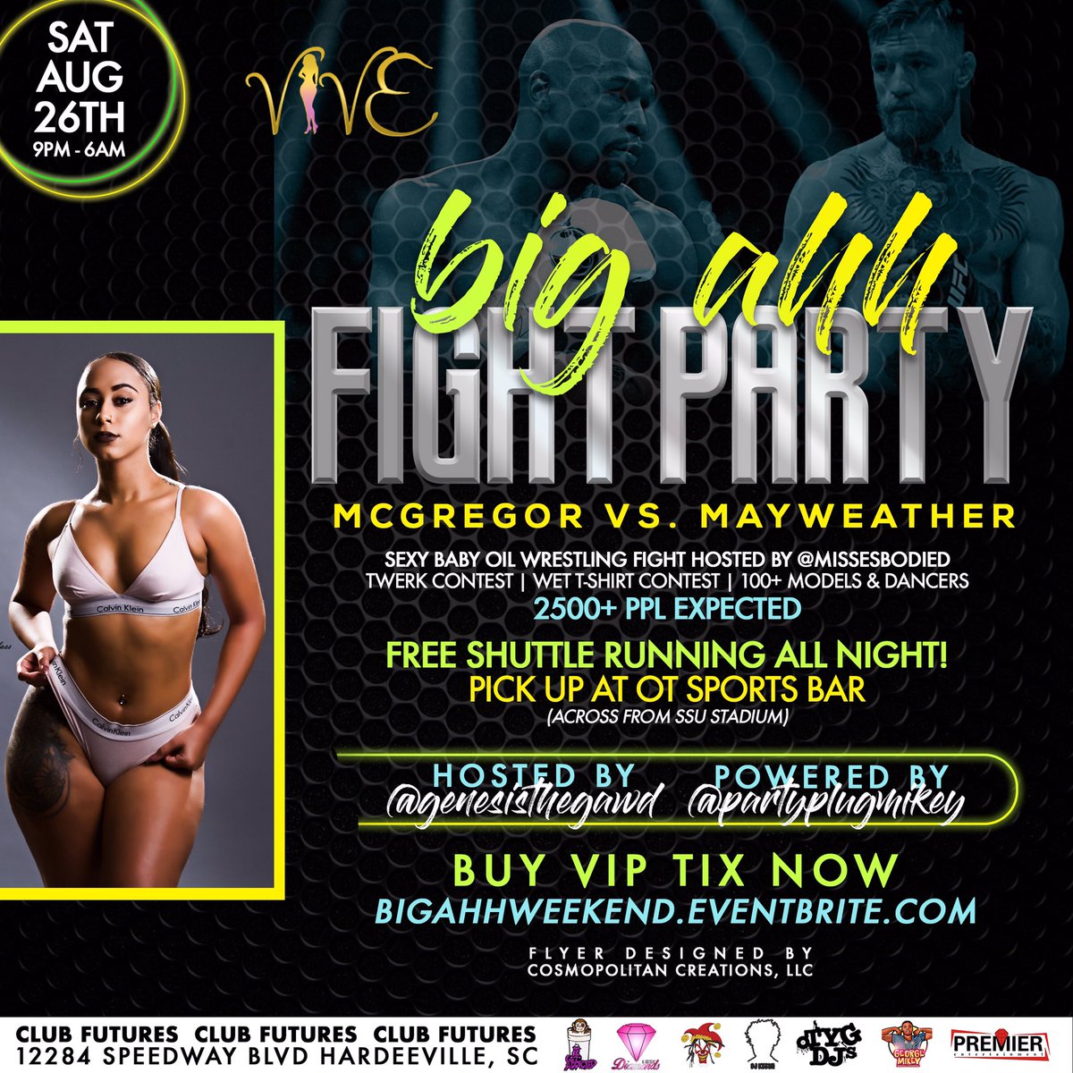 SSUofficialmove's tweet photo. Tonight All Access Includes
✅Skrippas👙
✅Full Bar🍺
✅Twerk Teams 🍑😲
✅PPV FIGHT LIVE🖥
#WeTheMove
#SSU #GSU #SSU21 #GSU21
#ssu #ssu21 🔥 https://t.co/cLuto5nlM8