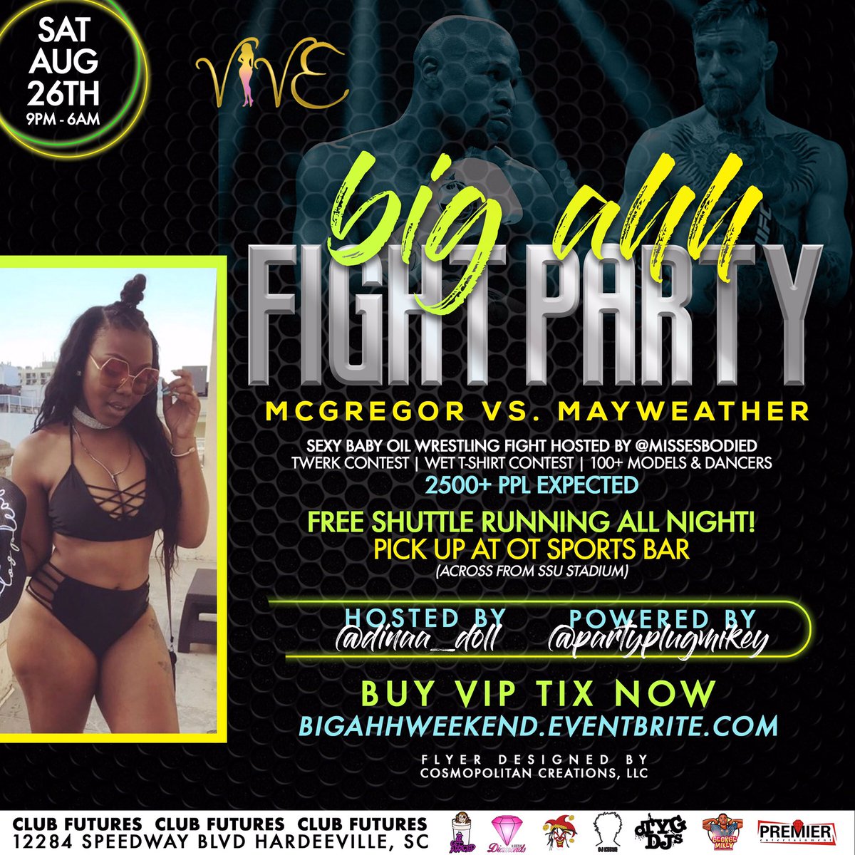 SSUofficialmove's tweet photo. Tonight All Access Includes
✅Skrippas👙
✅Full Bar🍺
✅Twerk Teams 🍑😲
✅PPV FIGHT LIVE🖥
#WeTheMove
#SSU #GSU #SSU21 #GSU21
#ssu #ssu21 🔥 https://t.co/cLuto5nlM8