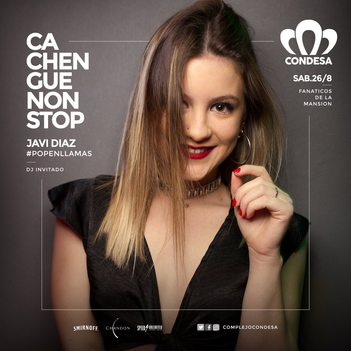 DjJaviDiaz's tweet photo. Hoy #POPENLLAMAS en la Mansión mas linda de Cordoba! #condesa #cachengue #alciragigena #gigena @mansiondisco https://t.co/JRNF5aQBuB