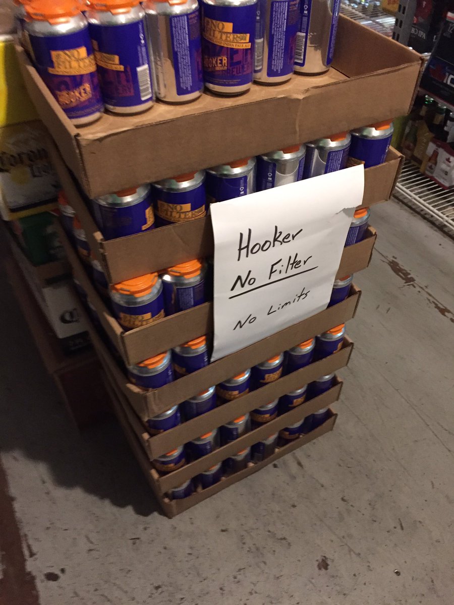BigManBrewing's tweet photo. @hookerbeer I love that we don't have to chase #nofilter anymore #nolimits #goodbeer #craftbeer #localbrew https://t.co/EMg5CK7Wdw