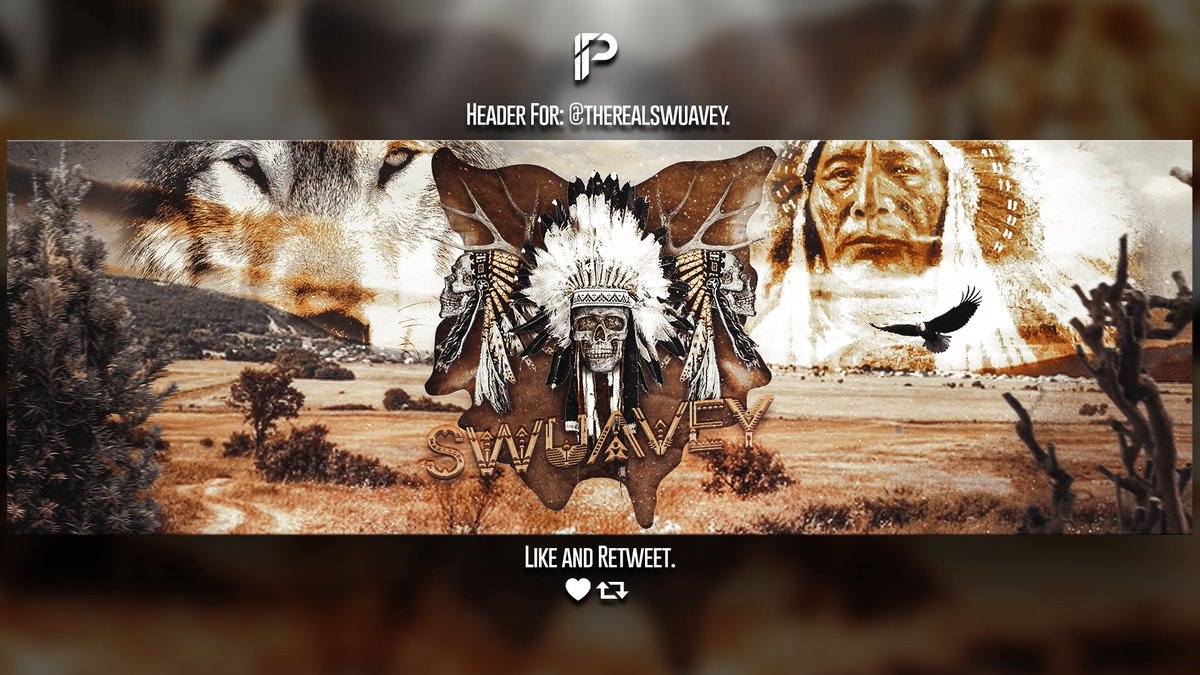HlGHDEMAND's tweet photo. New Header for my man @therealswuavey 👀 went with some sort of.. native american theme? Idk, I kinda dig it though. Like and RT everyone! 🤙 https://t.co/aeDHw18HDP
