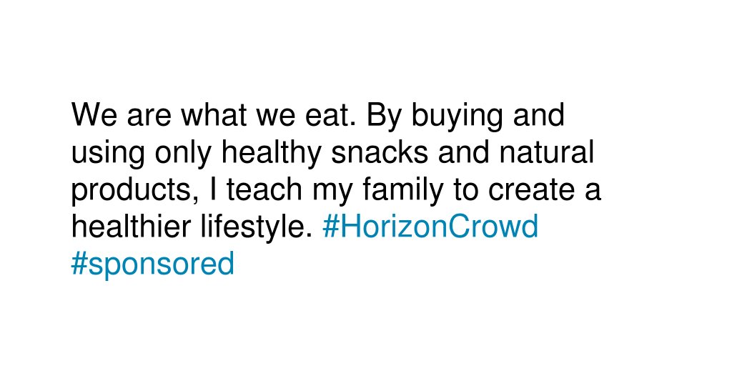 Suneila7's tweet photo. Tell us how the products you sampled inspired you to teach your kids about healthy decis... #HorizonCrowd #sponsored https://t.co/kizlRIrTpP