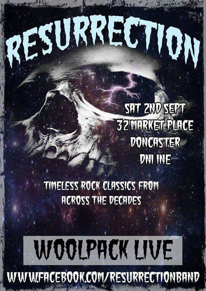 ResurrectionRox's tweet photo. #nextgig #Donny #Doncaster #resurrectionrox #woolpacklive 😎🤘 https://t.co/f4yCJchO03