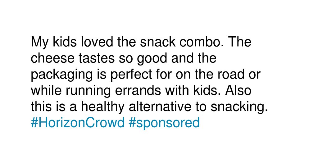 Suneila7's tweet photo. Share the things you loved most about your Good &amp; Go! sample. #HorizonCrowd #sponsored https://t.co/XjIeXjV4vs