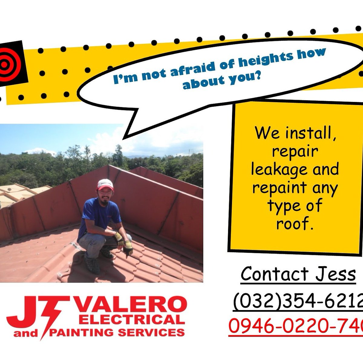 jtvaleroelect's tweet photo. #roofingrepairservices
#FreeEstimate.
visit and like our fb page @JTValeroElectricalServices https://t.co/bat2yRVZvK