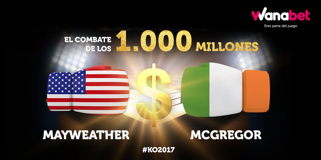 YaassCasino's tweet photo. ¡El combate de los 1000 mill 💰 llega con 10€ en apuestas gratuitas!
1. Síguenos
2. RT
3. ¿Quién ganará? con #KO2017
https://t.co/s98HHh5Pxv https://t.co/2XMENBl4I9