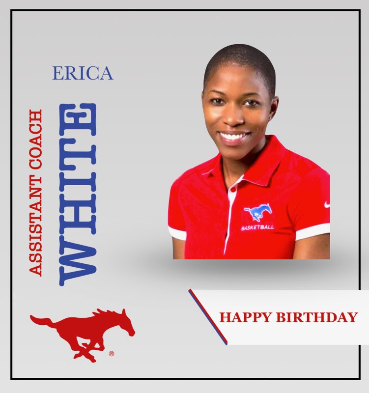 Happy Birthday to Coach Erica White! Hope you have a wonderful day from your Mustang Family!     