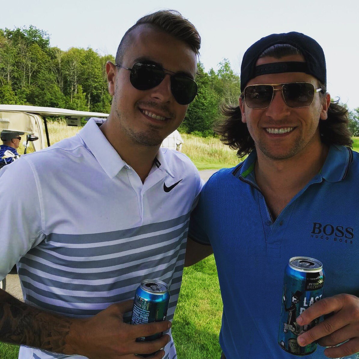 PerthBrewery's tweet photo. #Pageau &amp; Co crushin #LastDuelLager @facesottawa #Golf!🏌️🍻 #Ottawa #Senators https://t.co/5QRzRBPHwW