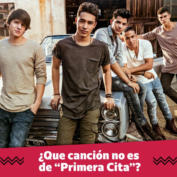 RadioDisneyLA's tweet photo. ¡Un día como hoy, pero hace un año, se lanzaba el primer disco de @CNCOMusic! ¿Qué canción no pertenece al álbum? https://t.co/pcsNrZaf7L
