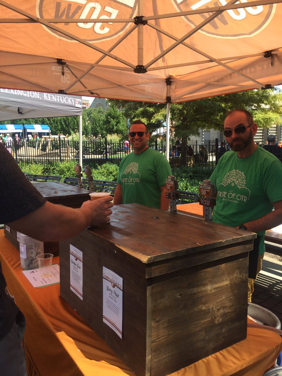 #TasteofOTR the beer is cold and the food is hot.