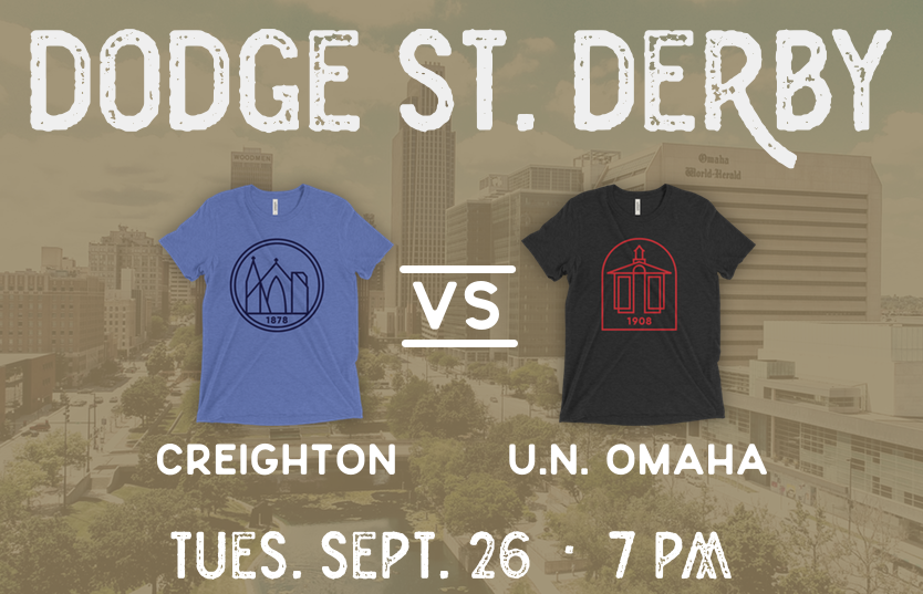 leftondodge's tweet photo. National dynasty. Rising program. One month. #DodgeStreetDerby https://t.co/IBCYl5btUp