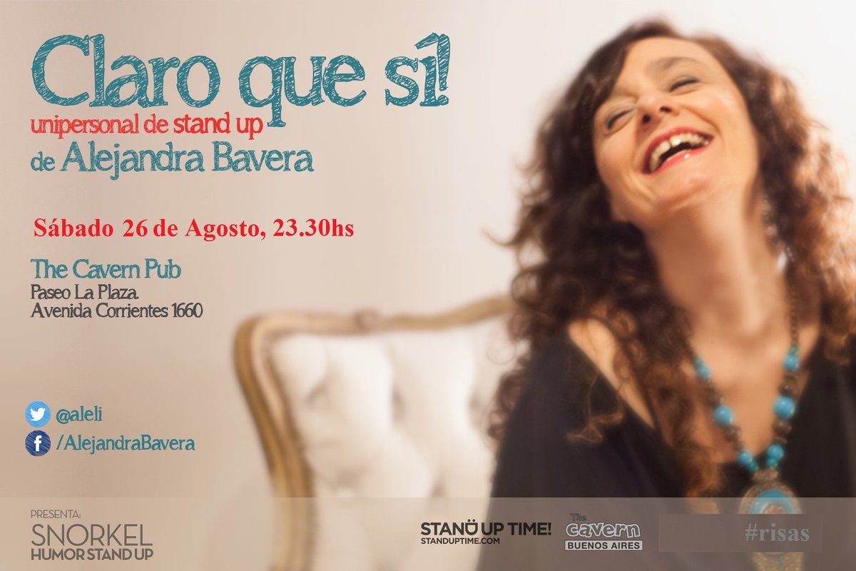 aleli's tweet image. ESTA NOCHE hago unipersonal de stand up. Habrá una hora de risas. Venir es una gran idea.  Promos x DM
Reservas--&amp;gt; standuptime.com/shows/claro-qu…