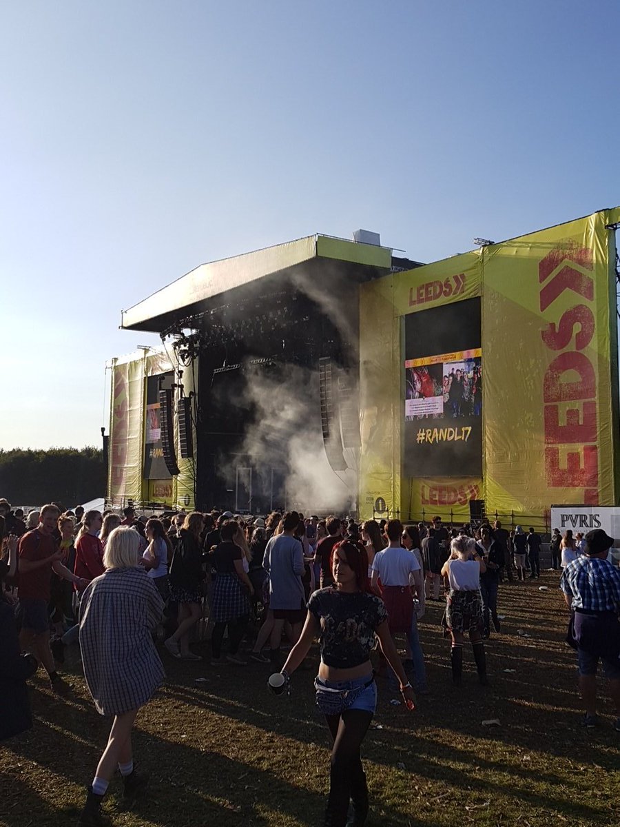 We are here Leeds! After party? The Stone Roses Bar guys! #leedsfest