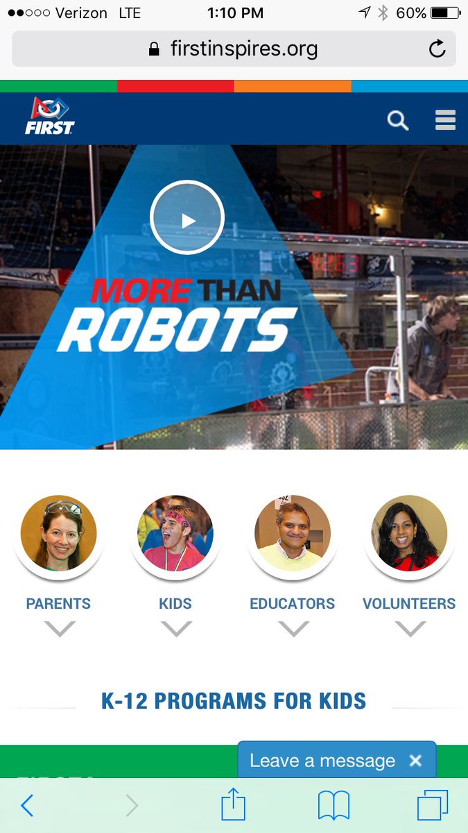 DjmadaffRomano's tweet photo. First Tech challenge robotics is awesome! #roboticsrule #4Hfair https://t.co/Ixfp7ZorO9