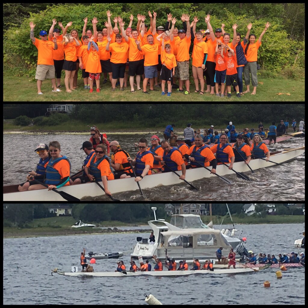 Today Point Lepreau employees are proudly competing in <a href="/sjdragonboat/">SJ Dragon Boat</a> and have raised more than $7000 for St. Joseph's Hospital Fdn.