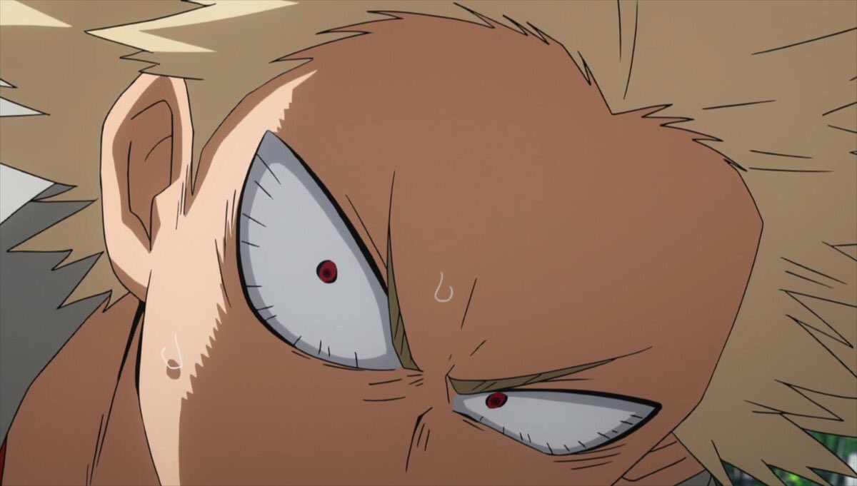 Blessing your day with this rare shot of Katsuki's forehead