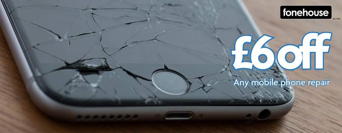 fhbelfast's tweet photo. #NewsFlash 

FONEHOUSE #Back2School  SALE! 

Get £6 off any mobile phone repair -> Quote voucher code “WEB6” when in store. https://t.co/2rwRYuW2QE