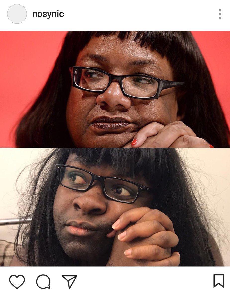 DameChipo's tweet photo. When @NickMcleanUK changes your life... @HackneyAbbott did you know that you had a #twin out here xxx #WhatY'allLookingAt #SeemsDeep xxx https://t.co/aiVwXODJXN