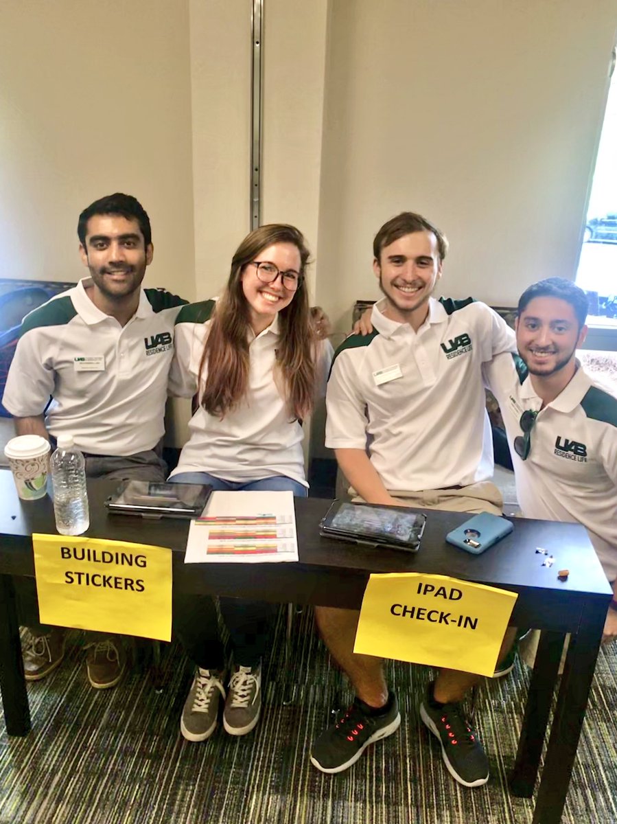 UABHousing's tweet photo. Happy Move In Day! Weβre so grateful for all of our staff & volunteers & weβre very excited to meet all of our new Blazers! #BlazerMoveIn https://t.co/x8wAbRrmqI