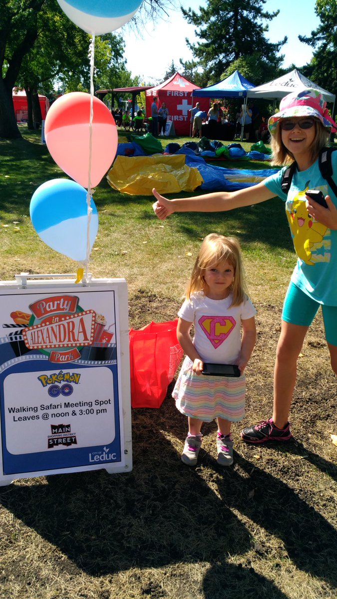VisitLeduc's tweet image. Go #Pokemon safari at #partyinthepark in #Leduc! .@CityLeducEvents @MainStreetLeduc