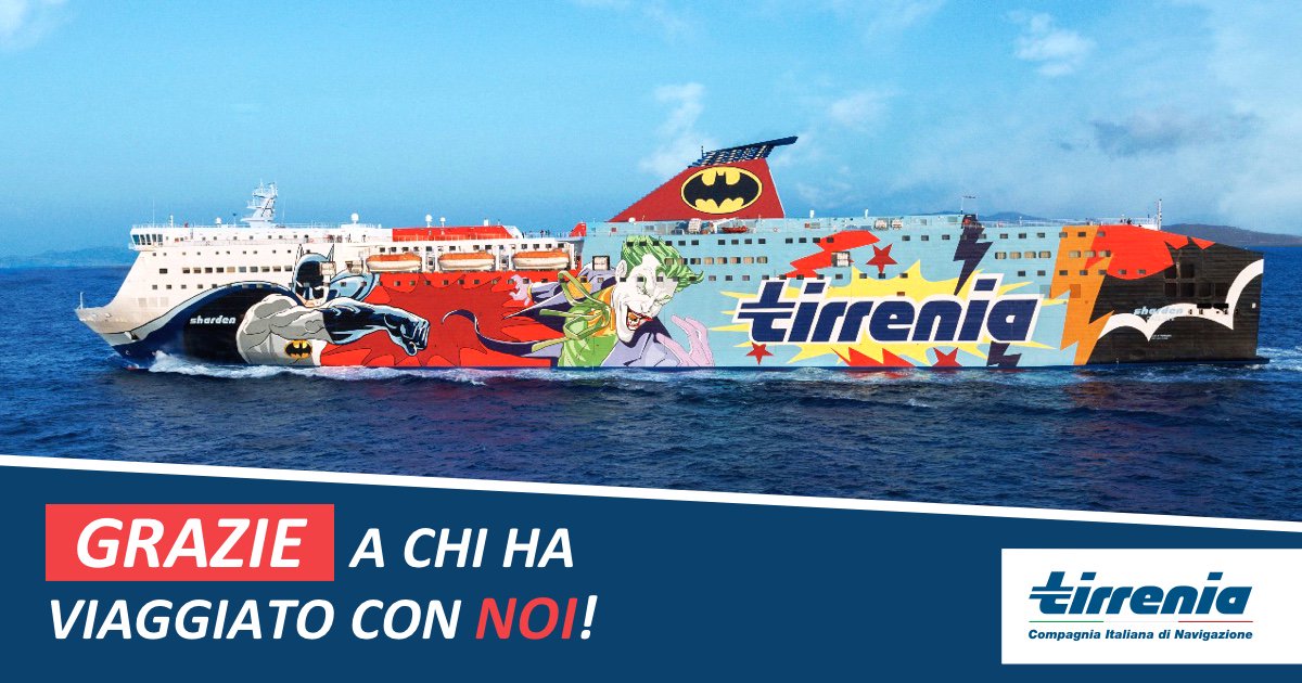 TirreniaIT's tweet photo. Questo è il #finesettimana del #granderientro! Grazie a chi ha viaggiato con noi per l'ennesima #estate o per la #primavolta!
#supertirrenia https://t.co/76tlrRIa3i
