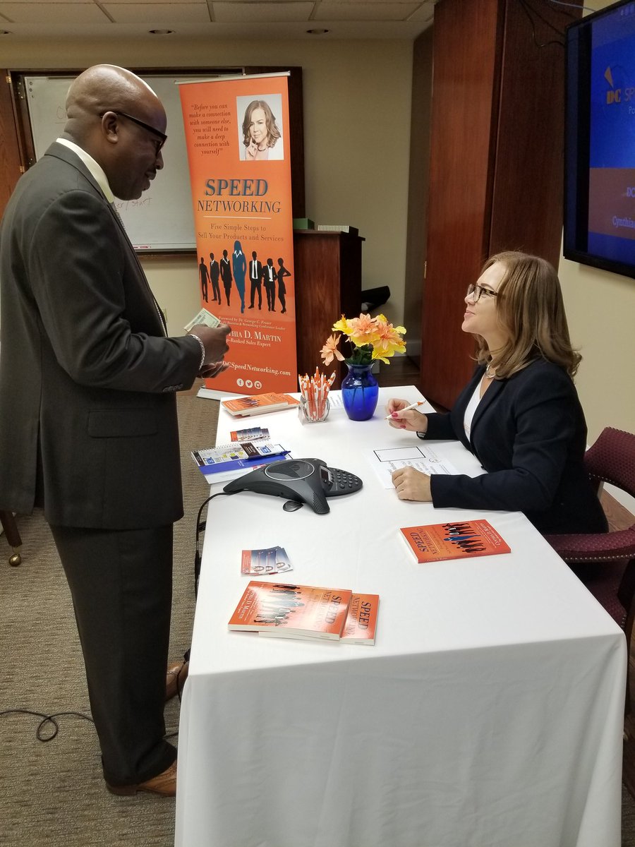 IAmCyMartin's tweet photo. #DCSpeedNetworking
Your network is your networth. Get the book, 'Speed Networking Five Simple Steps to Sell Your Products and Services.' https://t.co/07pP8zFtAR